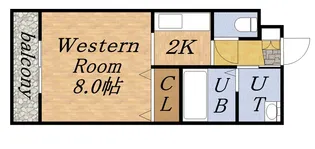 TAKE・N20【106号室】の間取り
