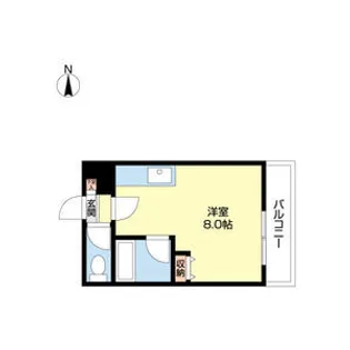 ΑNEXT北17条【105号室】の間取り