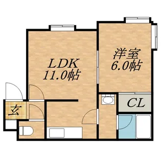 コモハウス【201号室】の間取り
