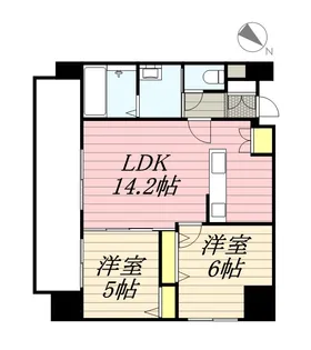 エクレール【6階】の間取り
