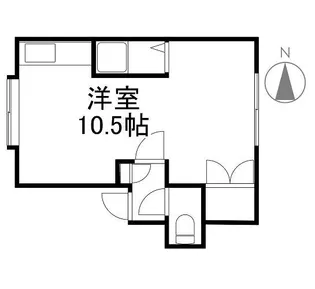 メゾンドトワル【3階】の間取り