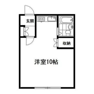 Vハウス【307号室】の間取り