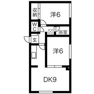 MSクレマチス【203号室】の間取り