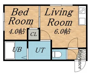 エルムN23B棟【3階】の間取り