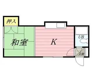 ハイツ本町B【0201号室】の間取り