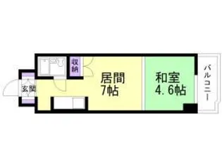 札幌グランドハイツ【7階】の間取り