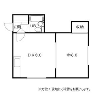 ハイツ本町A【0105号室】の間取り