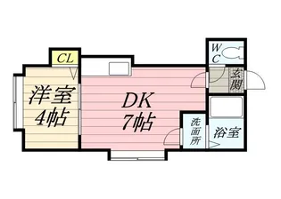 ヴァンテアン北【0101号室】の間取り