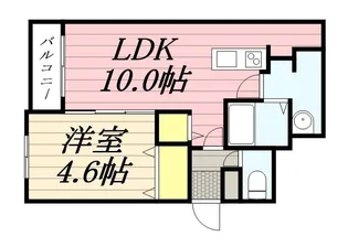 SEASONS(シーズンズ)【302号室】の間取り