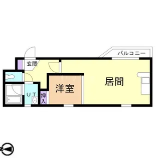 カピテーヌ円山【2階】の間取り