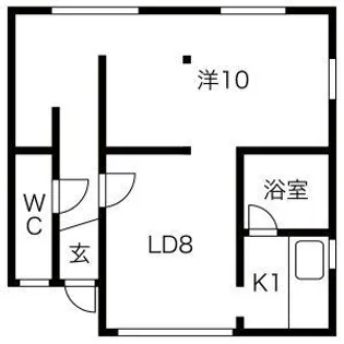 BURIN43【202号室】の間取り