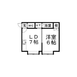 シャトリエ元町【003号室】の間取り