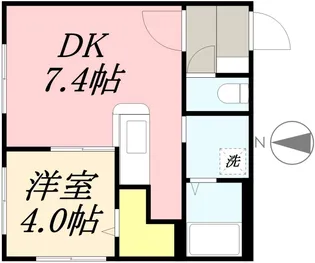 GRIGG(グリッグ)【205号室】の間取り