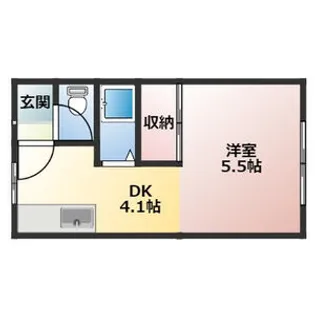 レジデンス2416【102号室】の間取り