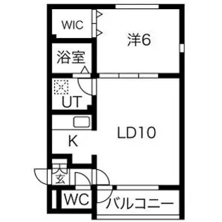 シエル本町【103号室】の間取り