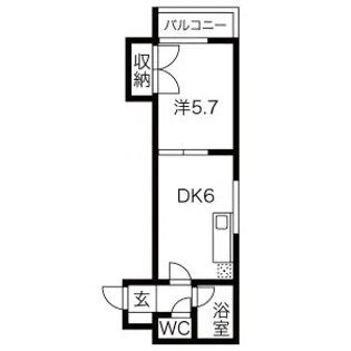 レジデンス東豊【305号室】の間取り