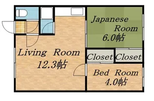 森田マンション【103号室】の間取り