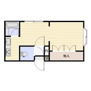 ハートランド南7条【2階】の間取り