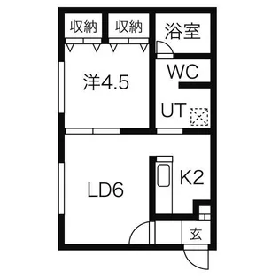 リースクエア31Ⅱ【3階】の間取り
