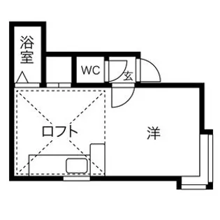 AMS76A【201号室】の間取り