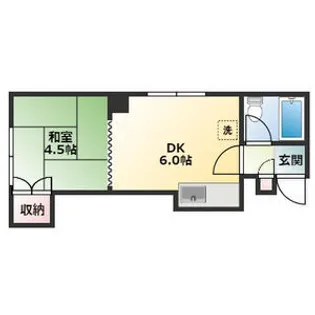 メゾン中田【202号室】の間取り