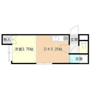 サンライン元町【2階】の間取り