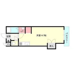 クレール・フランセ・エストゥ【211号室】の間取り