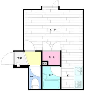 キャメロットⅡ【111号室】の間取り