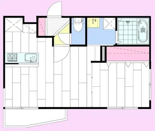 モルティーニ宮の森【103号室】の間取り