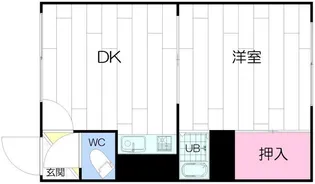 ラ・フォーレ元町【203号室】の間取り