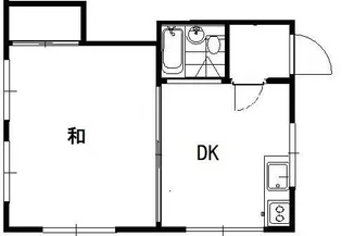 北洋ハイツ21【203号室】の間取り