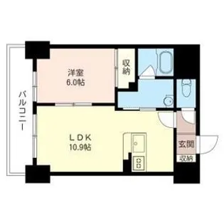 COMODO22【5階】の間取り