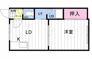 ホワイトコートカヤ8【106号室】の間取り
