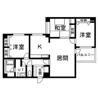ハイム石蘭【102号室】の間取り