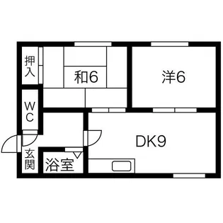 ラフォーレ桑園【4階】の間取り