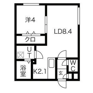 PRECIOUS TIME北9条(プレシャスタイム北9条)【1階】の間取り