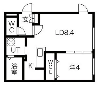 PINO KITAMARUYAMA【4階】の間取り