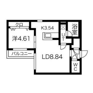 HARMONIA(ハルモニア)【3階】の間取り