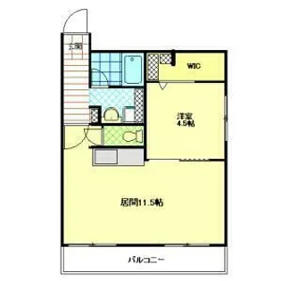 アルファレジデンス北22条(旧ブルーベル北22)【212号室】の間取り