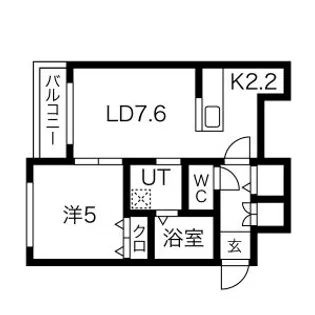 MTガーデンEAST II【3階】の間取り