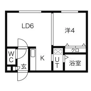 クレアメゾン環状通東【3階】の間取り
