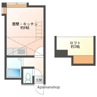 アクティ316【203号室】の間取り