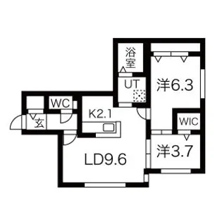 DPレジデンス元町【3階】の間取り