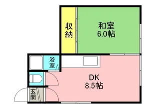 恵マンション【203号室】の間取り