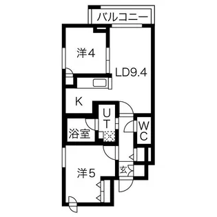 クラッセ札幌シティアクシア・ノーステラス【303号室】の間取り
