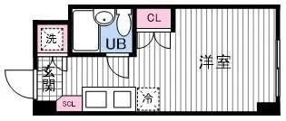 アルファビル大通西17【607号室】の間取り
