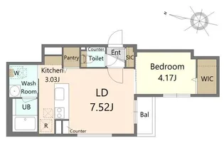 ALIVIS北23条【3階】の間取り