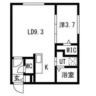 VICTOIRE麻生【4階】の間取り