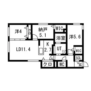 ARDER N11(アルディアN11)【1階】の間取り