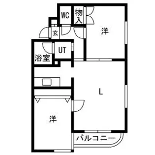 晃和レジデンス【1階】の間取り